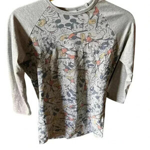 Lularoe XXS Disney Randy T . Baseball style. Mickey Mouse . Unisex . NWT